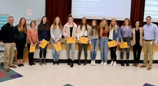 Board Spotlight: Fall athletes honored for participation in state competitions