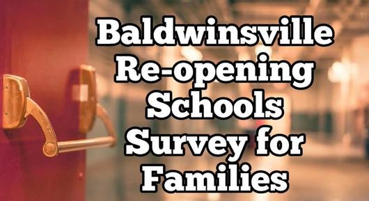 Re-opening schools survey for families