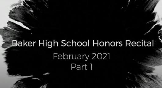 C.W. Baker High School Presents Winter Honors Recital (Part 2)
